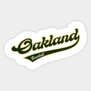 Oakland Baseball Sticker